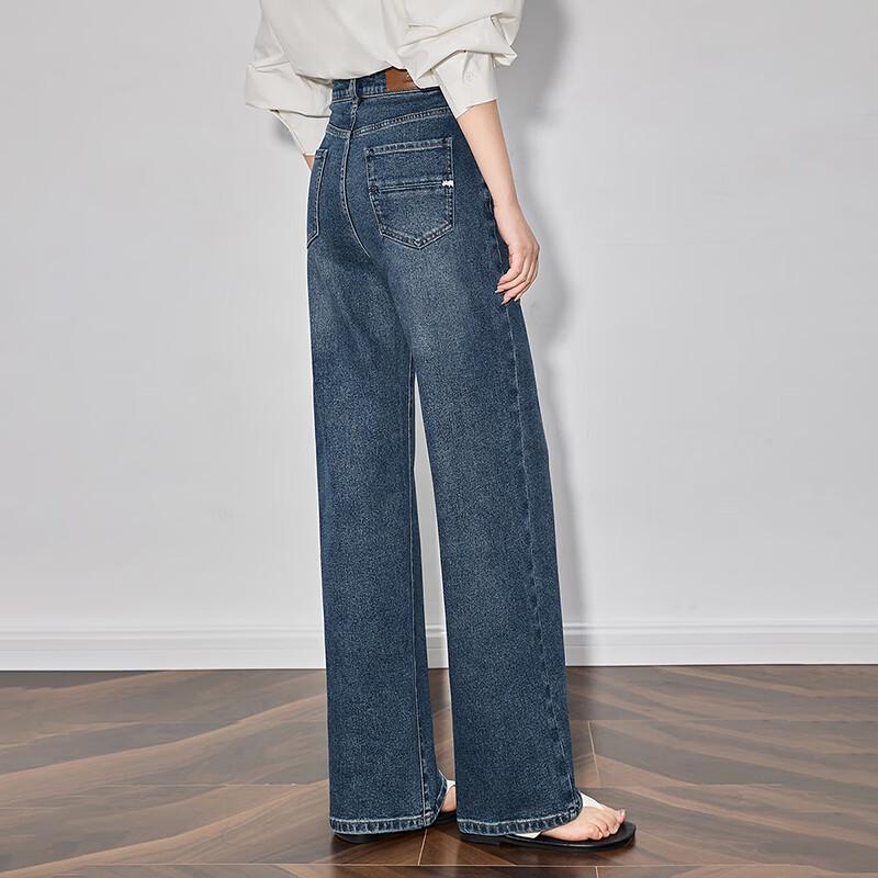 Women's 2025 Summer Embroidered Wide-Leg Jeans