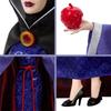 Mattel Disney Villains Queen Collector Articulated Doll with Doll Ages Purple JLT56 (Snow White) Doll, Body, Dress-Up Stand, 6+,
