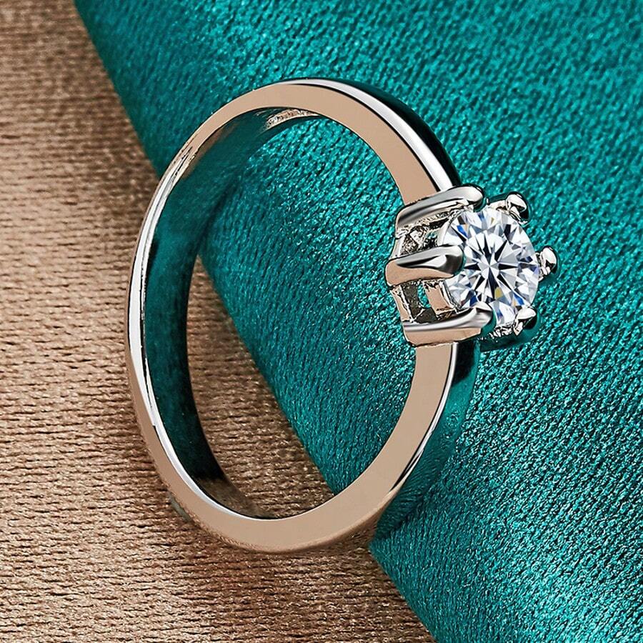 925 Sterling Silver Plated Snake Ring for Women Wedding Engagement Charm Fashion Jewelry