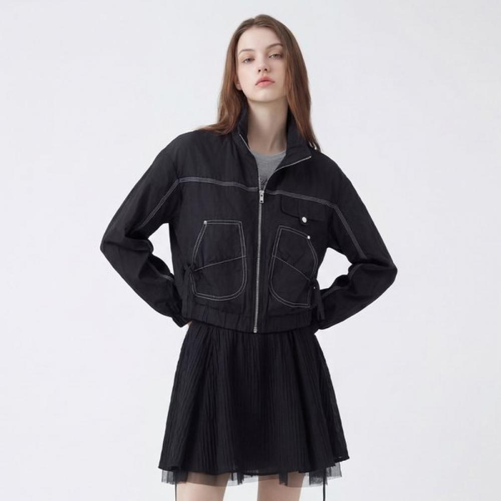 

Bottom Banding Out Pocket Jumper Es2tz302 BK/55