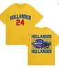 Heated Rivalry 100Cotton Unisexs Shirt Jersey Commemorative Tshirt Summer Shane Hollander 24 Short Sleeve Unisex Streetwear Shirt