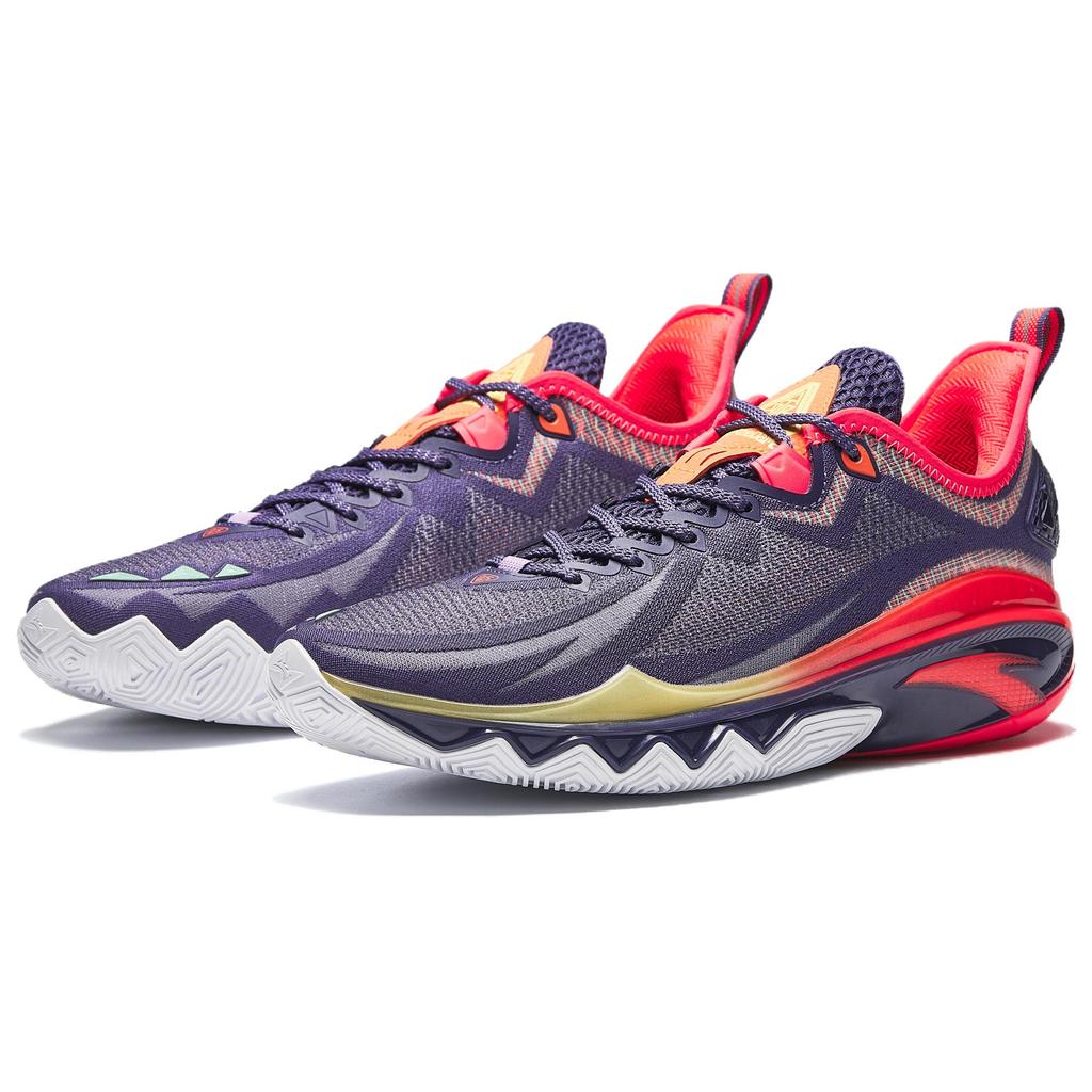 Anta Scarpe da basket Crazy 2 Pro Uomo sneaker Viola Rosso Arancione 912541606-3