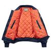 [ANGELCITY] MA-1 Jacket Men's Reversible Jumper Quilted Jacket MA-1 Blouson Flight Jacket Military Jacket L176 (Black, 3XL)