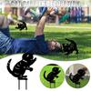Garden Ornaments Cute Cat Acrylic Ground Plug Decoration Supplies Garden Insert Sign Yard Decoration Garden Ground Plug