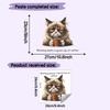 Self-adhesive Wall Stickers Cartoon Cat Coffee English Slogan for Restaurant Kitchen Cafe Home Decor
