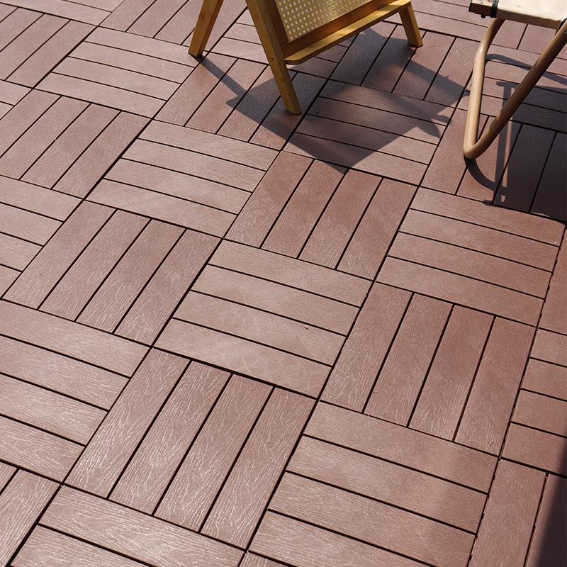 WPC Interlocking DIY Outdoor Flooring: Anti-Corrosion, Self-Laying for Balcony, Terrace, Courtyard Renovation