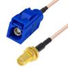 Pigtail Fakra C Socket / SMA-RP Socket 60cm