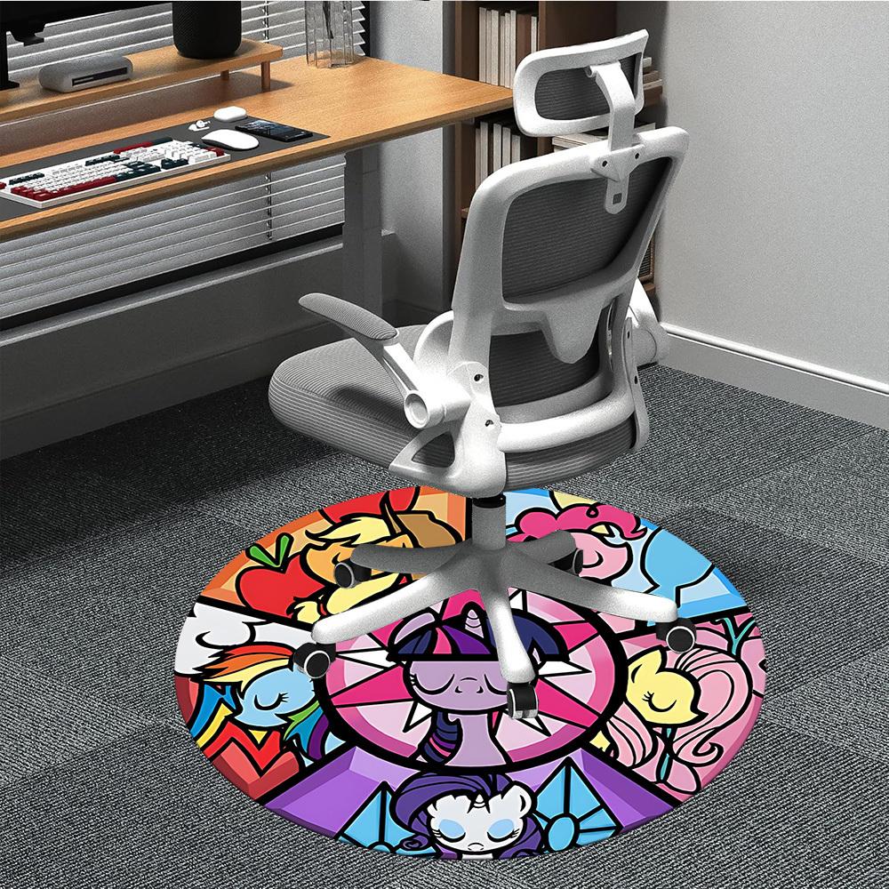 

1pc My Little Pony Friendship Office Round Area Rug, Under Office Chairs Bedroom Living Room Home Decor, Room Decoa1022143 80cm by 80cm