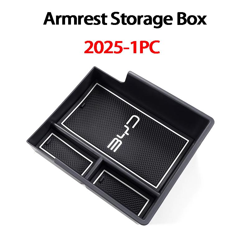 For BYD ATTO 3 Yuan Plus 2022-2025 Armrest Box Storage Box Central Control Lower Storage Box Car Interior Storage