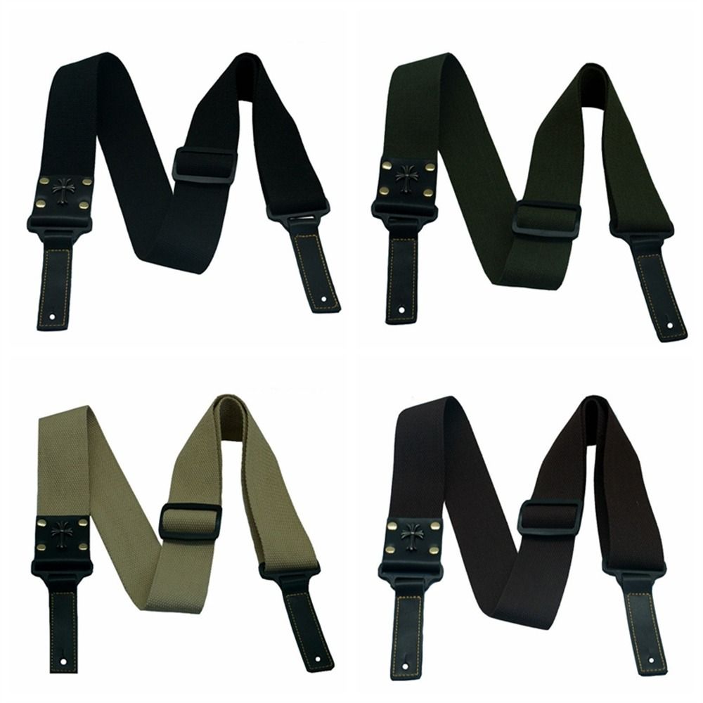 

Adjustable Guitar Strap Genuine Leather Acoustic Guitar Strap Universal Electric Guitar Belt Bass