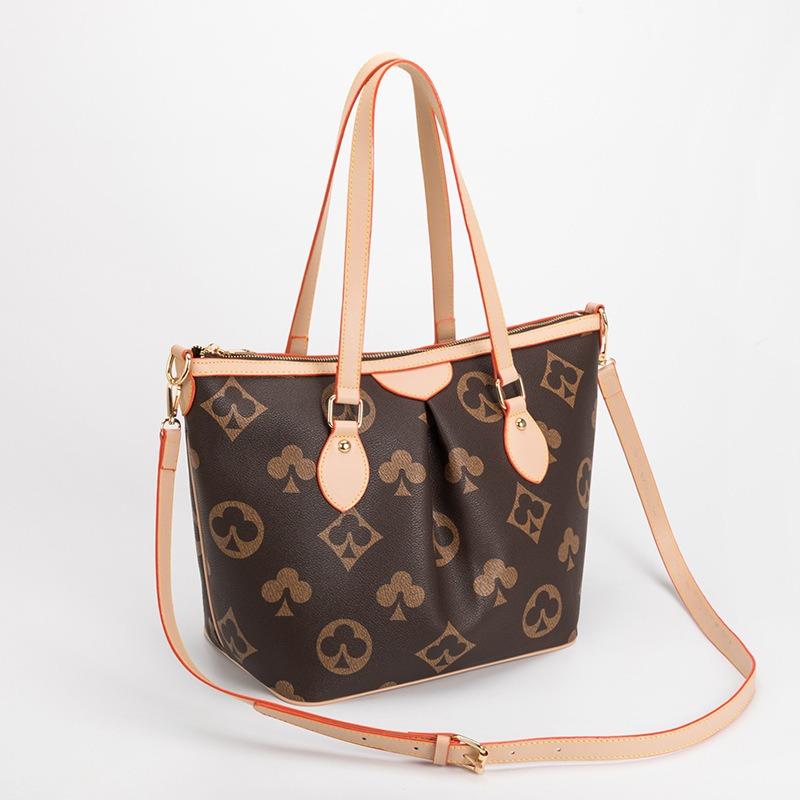 Fashion printed tote bag women's bag new large capacity elegant atmosphere commuter bag portable shoulder bag