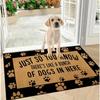 Black Dog Paw Carpet Scratch Real-life Photo Paw Door Mat Indoor Floor Mat Bedroom Flannel Living Room Home Decoration Mats
