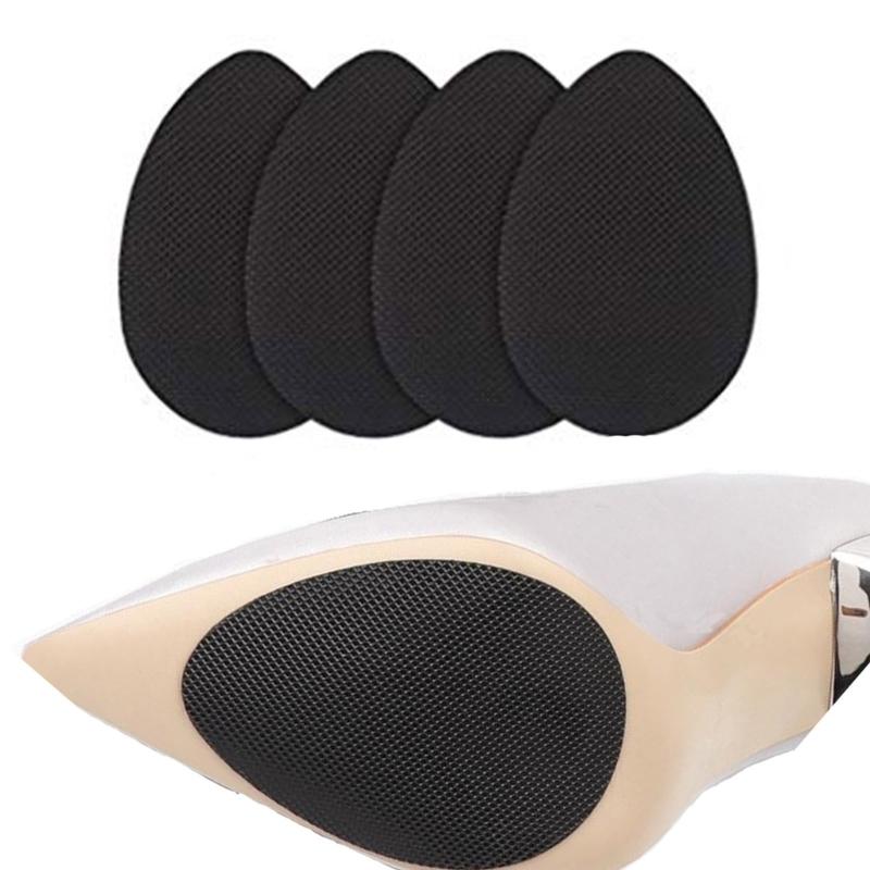 20 Piece Anti Slip Shoe Soles Protector Adhesive Rubber Pads For Women's High Heel Nonskid Traction Safety Grips