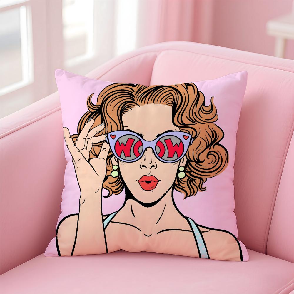 Art R-Roy Lichtenstein Womens Tears Cushion Cover Comfortable Reversible Pillow Cover Ideal for Car Sofa Bedroom & Beyond