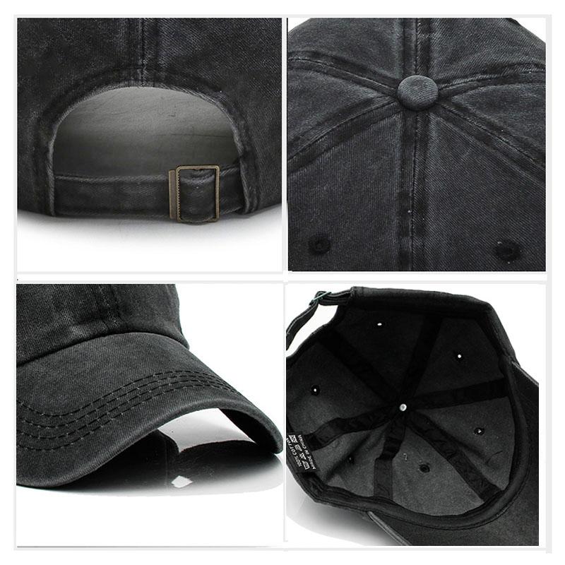 Solid Color Baseball Cap Women's Plain Sport Golf Cap for Man Washed Cotton Dad Hat Sun Hats