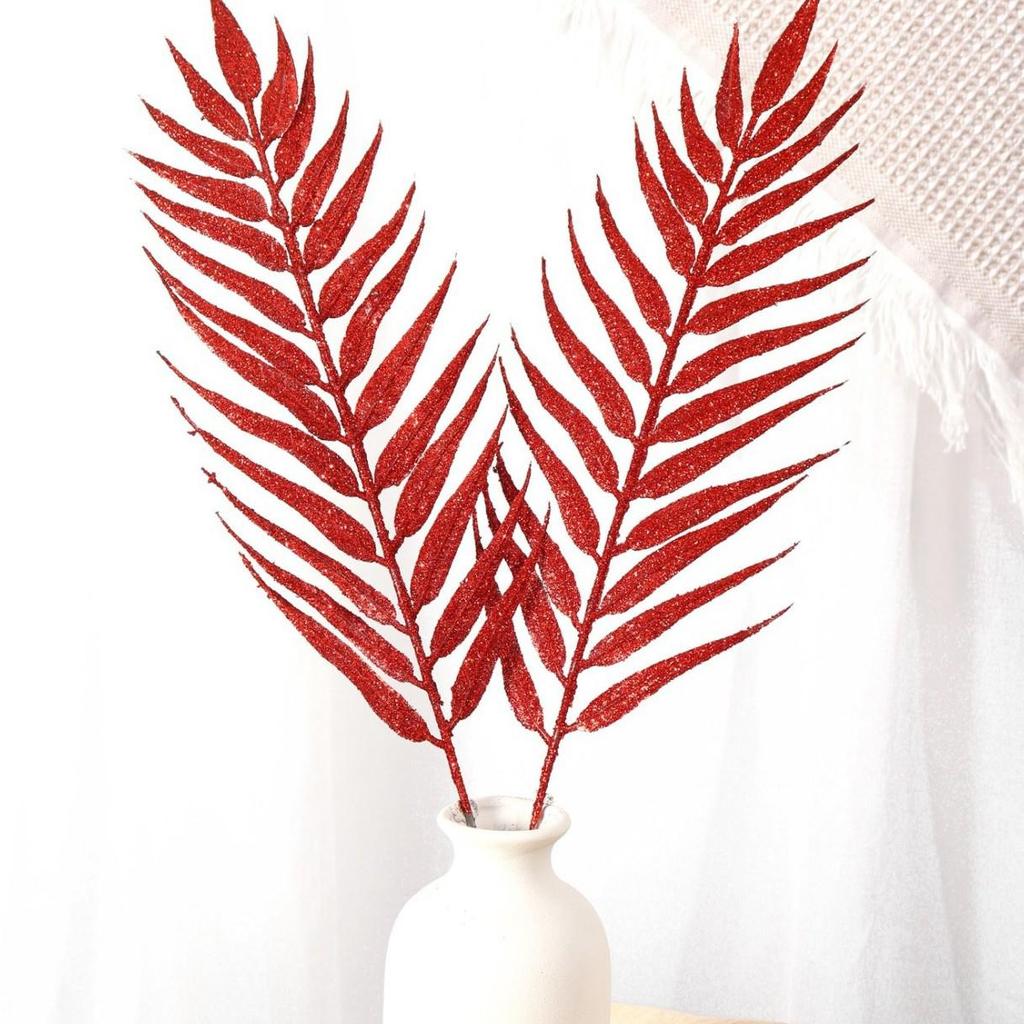 Gold Wheat and Bamboo Leaf Floral Arrangement for Home and Christmas Decoration