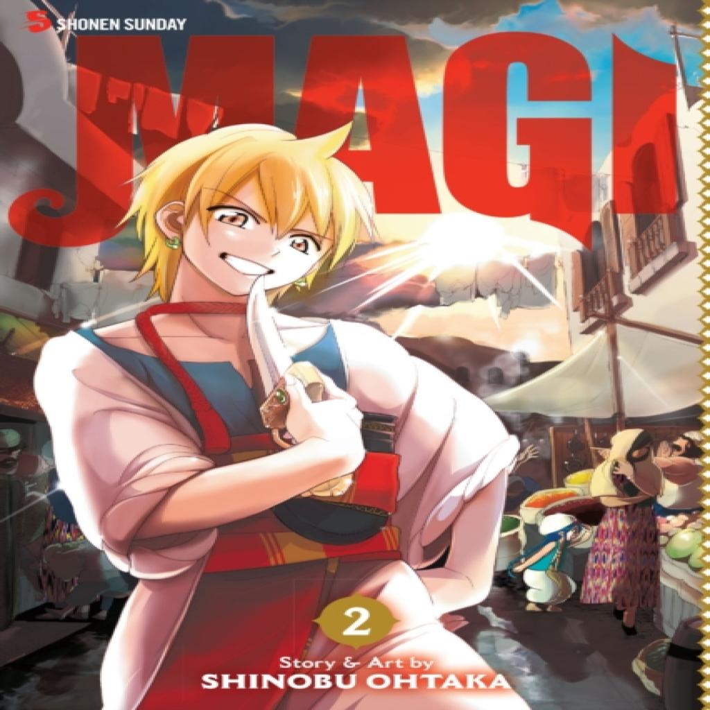 Magi The Labyrinth of Magic Vol. 2 by Shinobu Ohtaka Paperback Book 9781421559520