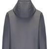 Emporio Armani Ea7 Fw24 Solid Color Letter Logo Printed Hooded Zip Long Sleeve Jacket Men jackets Gray 8NPB21-PNFZZ-1992
