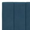 Vidaxl Headboard Pillow, Blue, 90 Cm, Velvety
