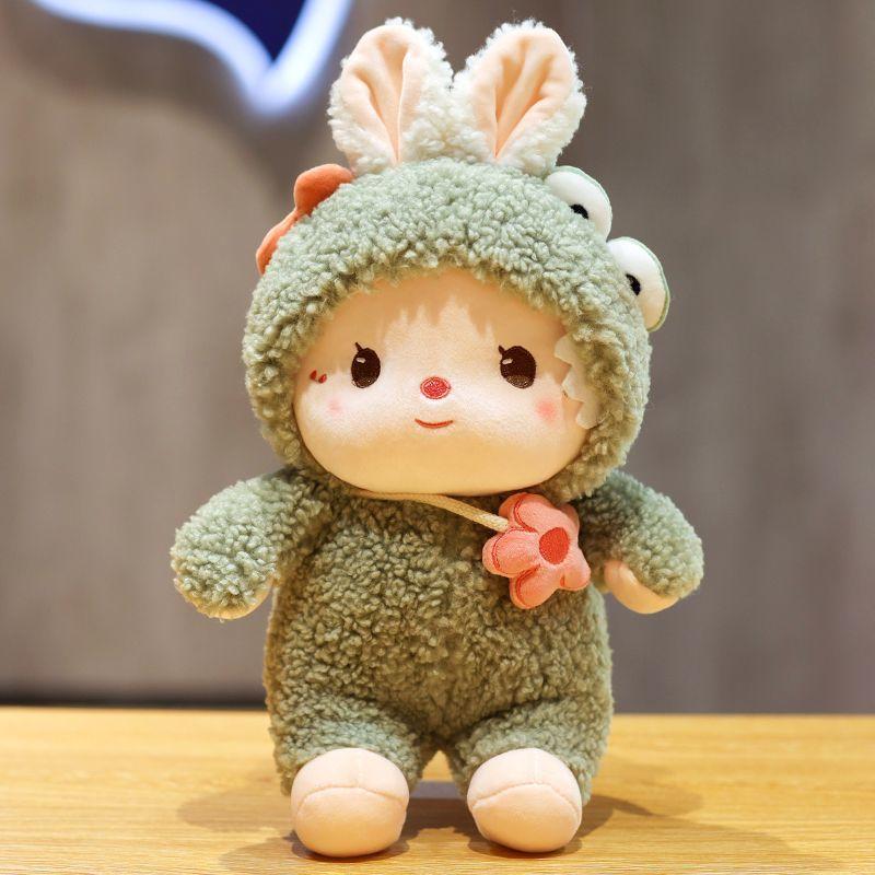 

Милая плюшевая игрушка-кролик, кукла для сна для девочки, подушка, подарок на День святого Валентина 50cm зелёный