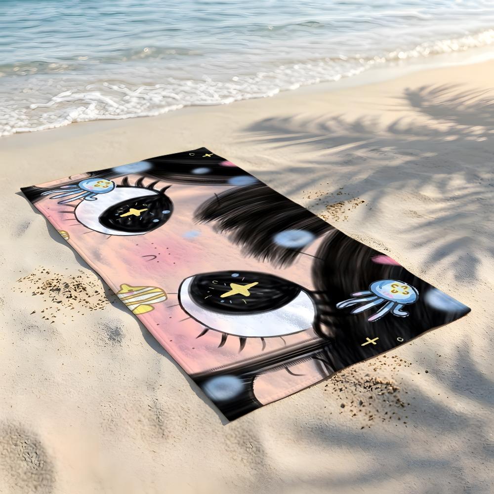 Character J-Jade Y-Yuy Towel Beach Blanket Towel  For Travel Gym Shower Luxury Lightweight Camping Pool hot