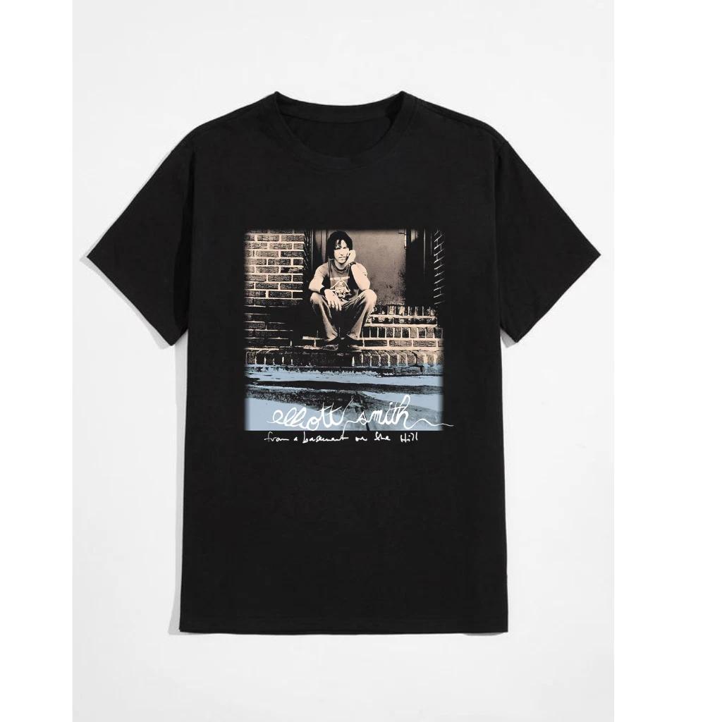 

**Elliott Smith “From a Basement on the Hill” T-Shirt (S–5XL)** S