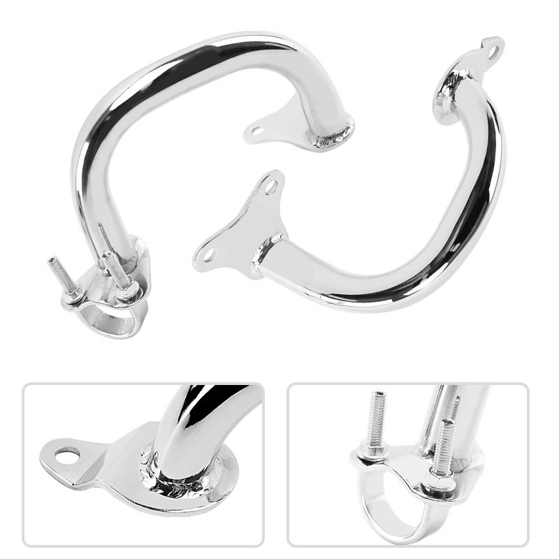 Chrome Motorcycle Front Crash Bars Engine Guard Frame Side Protector Rail Fence Bumper For Honda Nighthawk 750 CB750 1992-2011