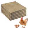 6 PCS Chicken Nesting Pads 12x12 Inchs Laying Hen Nesting Pad Thickened Washable Coconut Fiber Nesting Box Liners Pet Pad