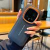 Luxury Cross Texture Leather Design Case For Honor Magic8 Magic7 RS & Magic 8 7 RS Slim Orange Camera Ring Shockproof Cover
