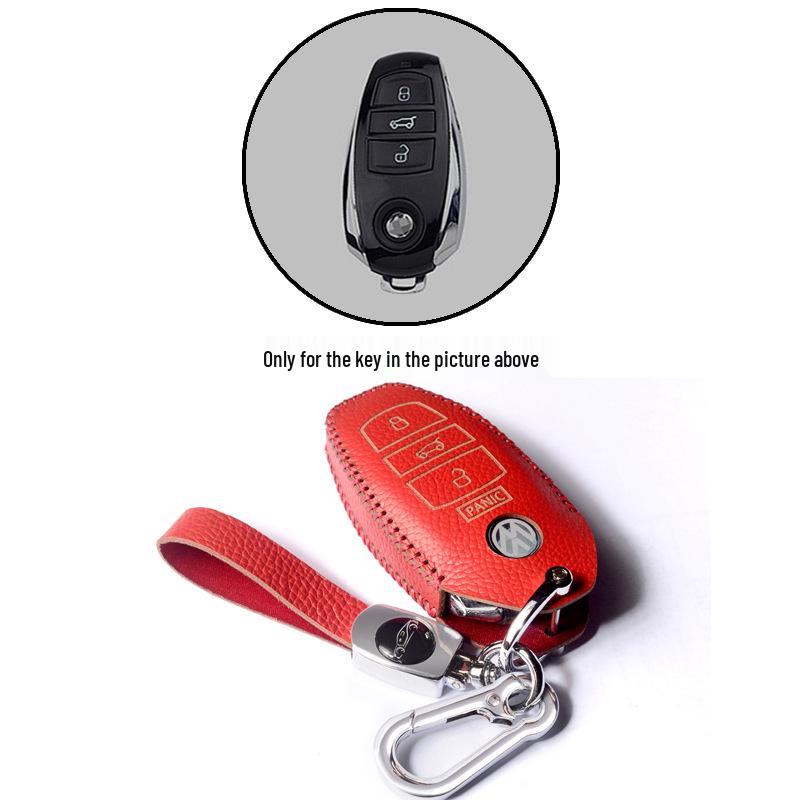 Volkswagen Key Protection Cover: Fits 21 Models, Including New Passat, Magotan, 330GTE, and B8B7 - Genuine Leather