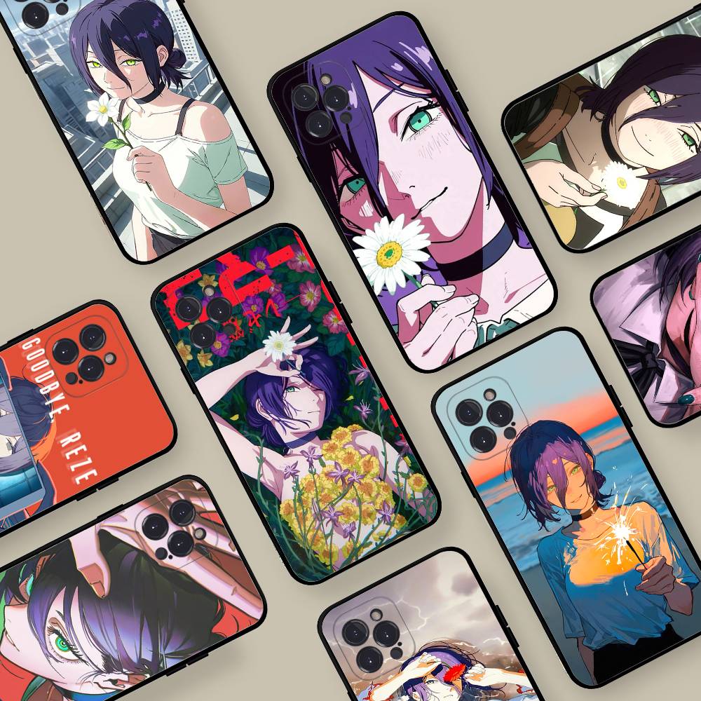 Action Anime Chainsaw Man Reze Arc Phone Case For Iphone 17 Air 16 15 14 13 12 11 Pro Max 16 15 14 Plus TPU Soft Case