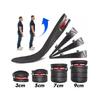 Shoe 9cm Unisex Insert Taller Lift Height Up Increase Heel Height Insoles 4layer