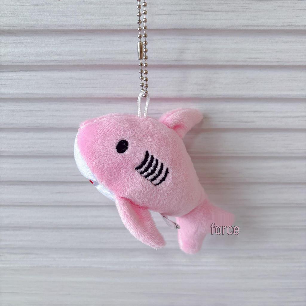 Cute Shark Plush Whale Keychain Toy - Marine Life Bag Charm Doll