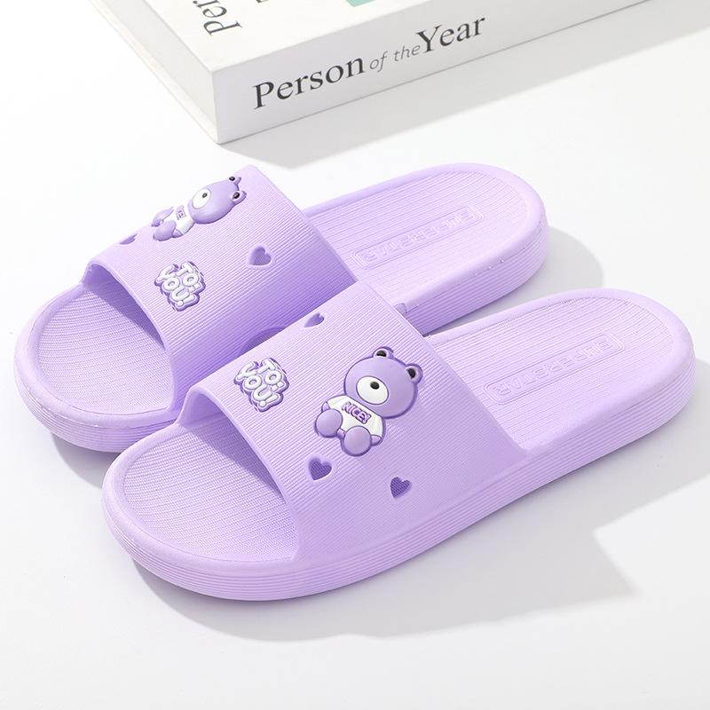 Ciabatte estive semplici da donna, pantofole morbide da casa da uomo, sandali antiscivolo da bagno per coppia, scarpe comode da esterno per la spiaggia per adulti