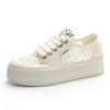 Thick bottom small white shoes sports leisure muffin plate shoes
