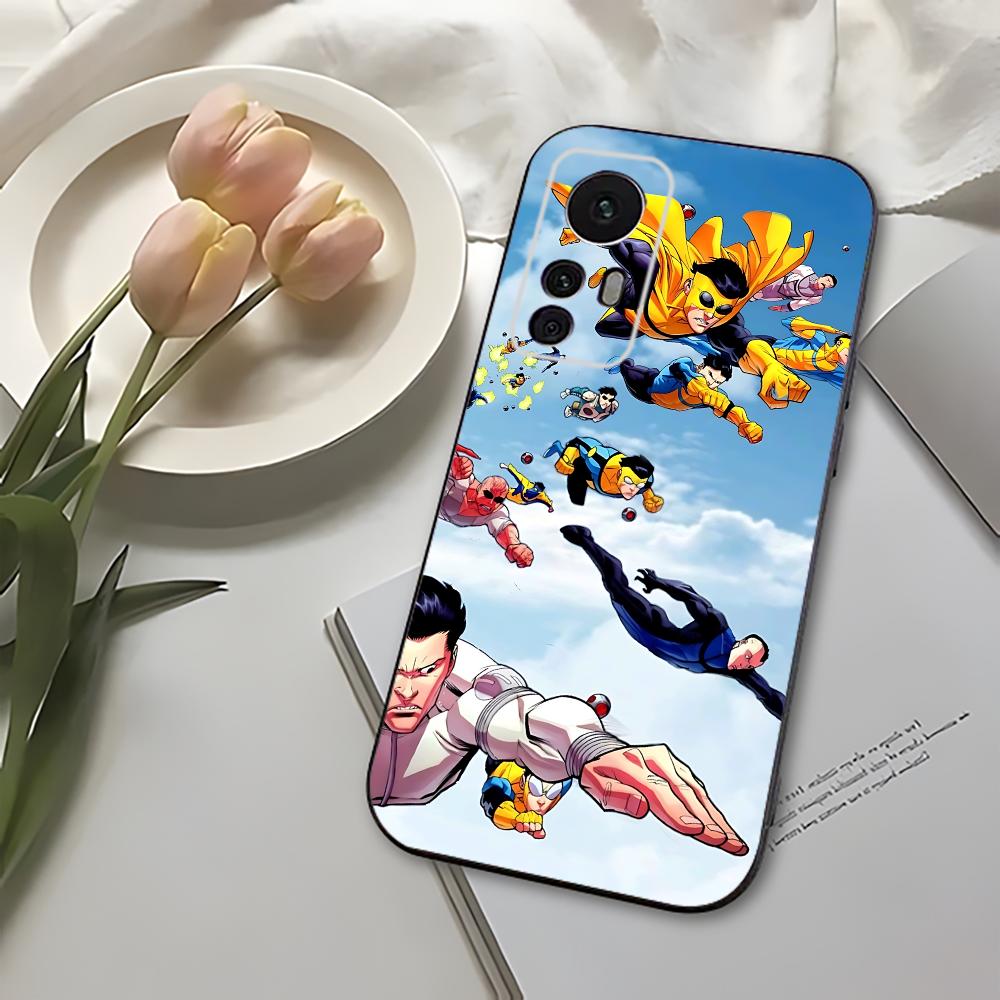 Cool I-InvincibleS Comic Phone Case For Xiaomi 11 Redmi Note 11 5G 8T 9A 9 10T Note8Pro Note9 12SUltra Black Case