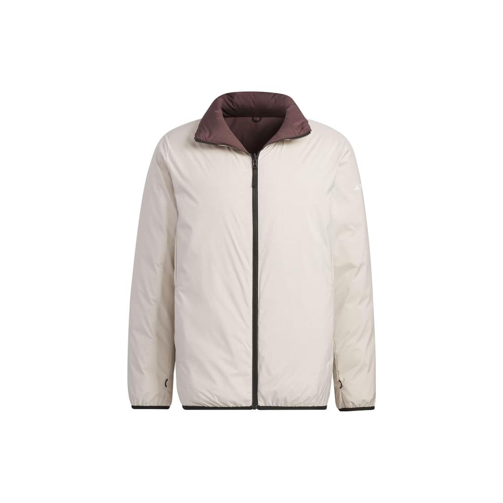 Adidas 3-In-1 Rain.Rdy Reversible Logo Outdoor Waterproof Sports Down Liner Jacket Men Jacket Beige IL8969