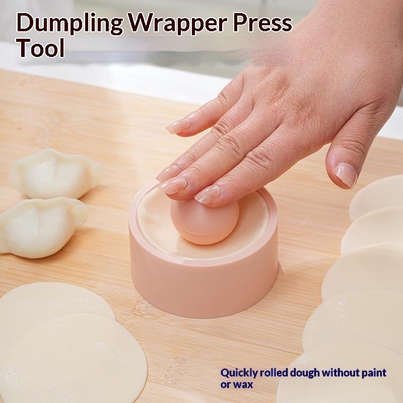Fabricante de Masa para Empanadillas Prensa de Masa Molde para Wrappers Forma Redonda Creación Esencial de Cocina Fácil de Limpiar Reutilizable Herramienta de Cocina Bricolaje