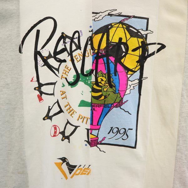 RESCARP 23ss Remake Short sleeve T-shirt White x gray Men's Used