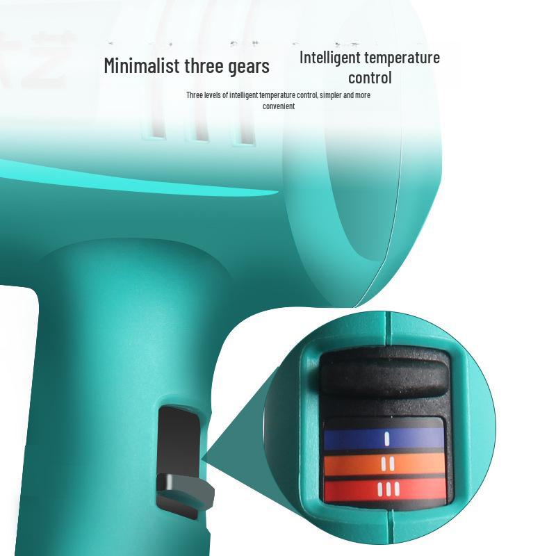 Dayi High Power Hot Air Gun for Plastic Welding, Car Film, Electronics Repair, and Hair Drying (Model 01-2000)
