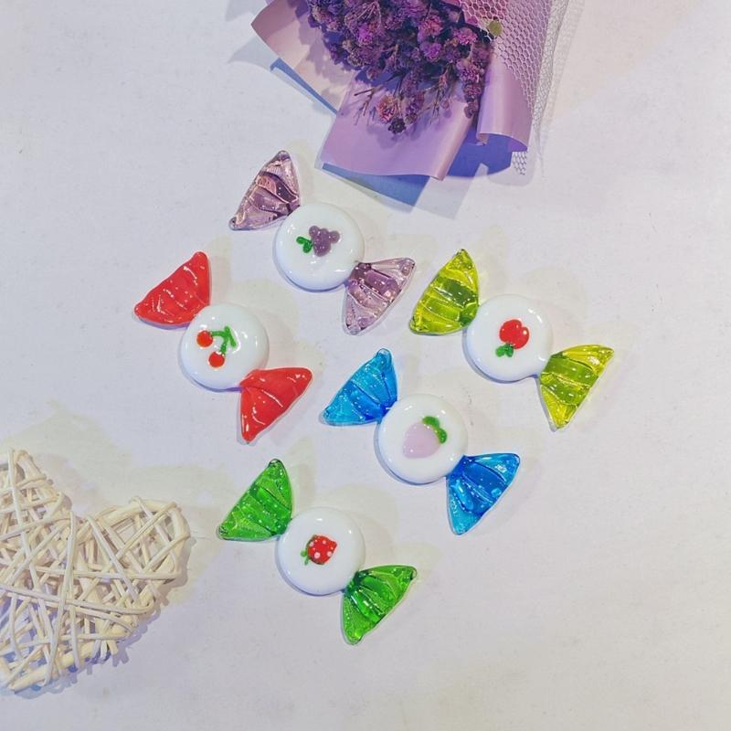 Glass Sweets Ornament Glass Colorful Candy Figurines Tabletop Decors Collectibles Sculpture for Home Wedding Festival