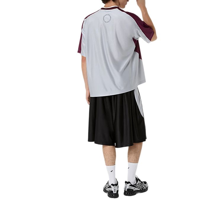 Asics Game V-Neck Ribbed Quick-Dry T-Shirt Unisex Tops 2203A345-020