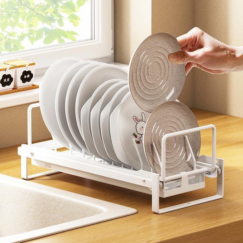 Kitchen Storage Rack Stainless Steel Dish Drainer Storage Shelf Household Sink Dishwashing Rack Organizer Tools