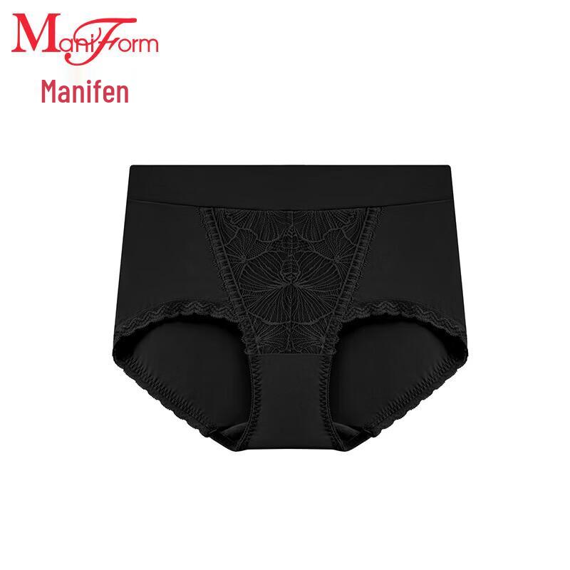 Maniform Mid-High Waist Low-Cut Lace Briefs