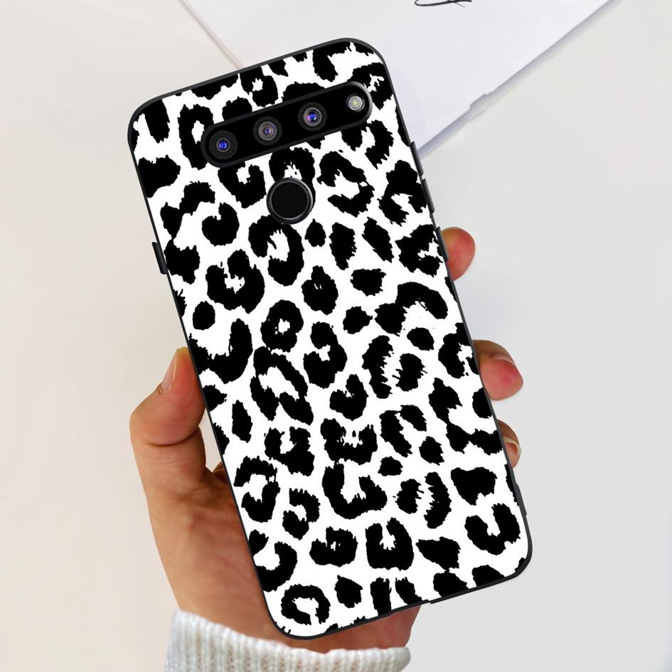 For LG V35 ThinQ Case Cover For LG V40 V50 V50S ThinQ Shockproof Silicone Cases Fashion Flower Soft Funda For LGV50 ThinQ Bumper