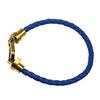 European and American Fashion U-shaped Bracelets Multi-color Braided Leather Rope Magnet Buckle Horseshoe Bracelet Personality Trend