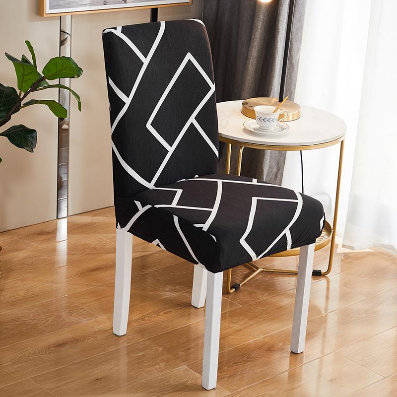 Four Seasons Universal Milk Silk Chair Cover Dust-Proof One Set Of El Conjoined Backrest All-Around Printing