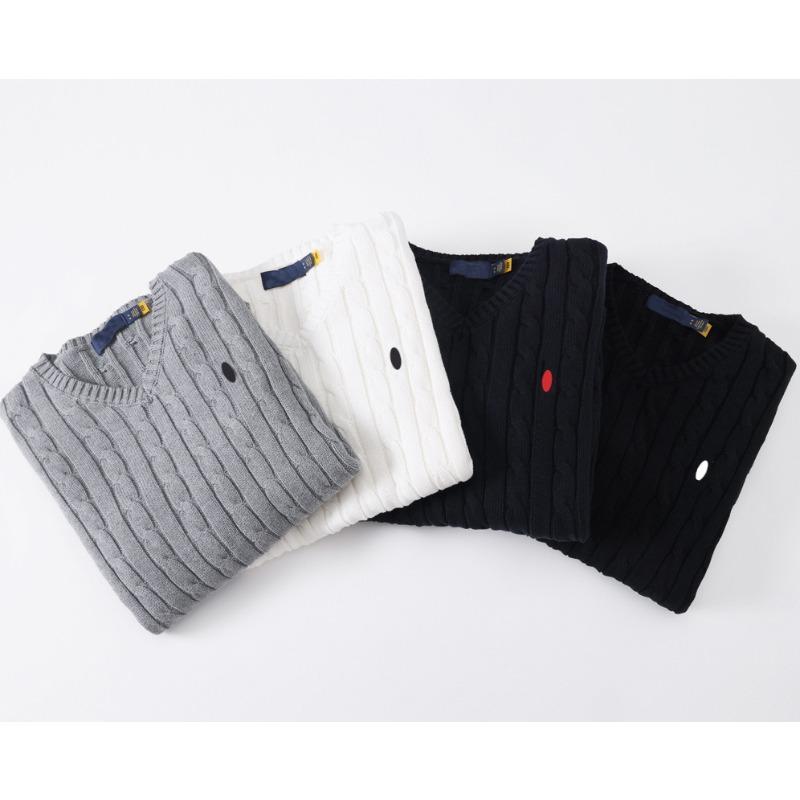 Stejný styl dlouhého svetrů s kulatým výstřihem Paul Wool Plaid pro páry, poskytující teplo a silně pletený.