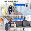 360 Degree Light Bulb Security Camera Full Color Night Vision Automatic Human Tracking Wireless WiFi Camera 5GHz WiFi