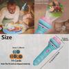 Projector Flashlight For Kids 10 Cards 80 Patterns Bedtime Toys Cartoon Light Educational Toy Gift For Toddler Boys Girls Gifts